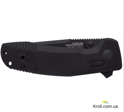 Ніж складаний SOG TAC XR, Black/Partially Serrated (SOG 12-38-03-41)