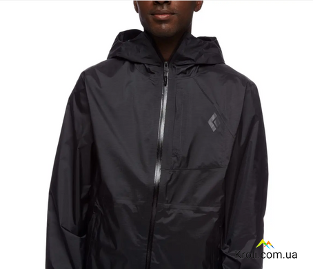 Мембранная мужская куртка Black Diamond M Treeline Rain Shell, Black, XXXL (BD 74500800023XL1)