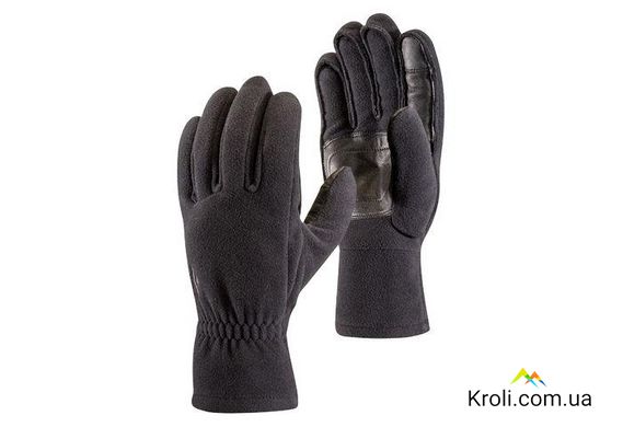 Перчатки Black Diamond MidWeight Windbloc Fleece Gloves Black, S