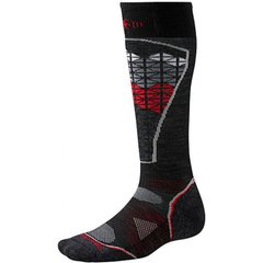Шкарпетки чоловічі Smartwool PhD Ski Light Pattern Black/Red, р.M (38-41) (SW SW017.626-M)