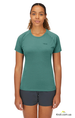 Футболка женская Rab Women's Sonic Tee, Eucalyptusus, М (12) (RB QBL-02-EUC-12)