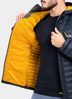 Пуховик мужской Rab Microlight Alpine Jacket, Beluga, XL (RB QDB-12-BE-XL)