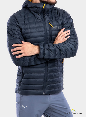 Пуховик мужской Rab Microlight Alpine Jacket, Beluga, XL (RB QDB-12-BE-XL)