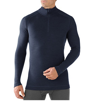 Термофутболка SmartWool Men's NTS Mid 250 Zip T S, Deep Navy (092)