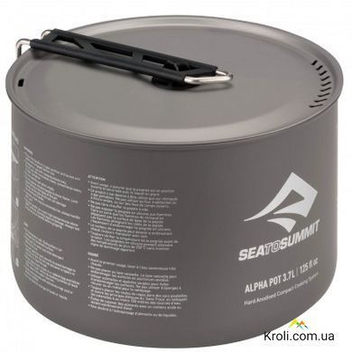 Алюминиевая кастрюля со складной ручкой Sea To Summit Alpha Pot, 3,7 L (STS AKI3004-02410504)