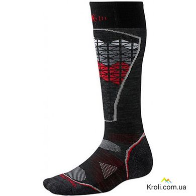 Шкарпетки чоловічі Smartwool PhD Ski Light Pattern Black/Red, р.M (38-41) (SW SW017.626-M)