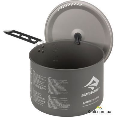 Алюминиевая кастрюля со складной ручкой Sea To Summit Alpha Pot, 3,7 L (STS AKI3004-02410504)