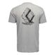 Футболка чоловіча Black Diamond M Boulder SS Tee, Nickel Heather, L (BD 7524041014LRG1)