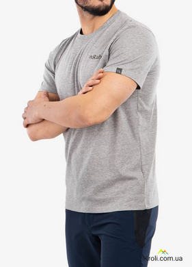 Футболка чоловіча Rab Stance Mountain Peak Tee, Grey Marl, S (RB QCB-66-GYM-SML)