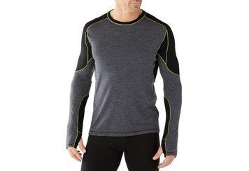 Термофутболка Smartwool Men's PhD Light Long Sleeve Charcoal (003), XL