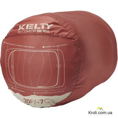 Спальный мешок Kelty Tru. Comfort Doublewide 20 Fired Brick (35417119-DWBI)