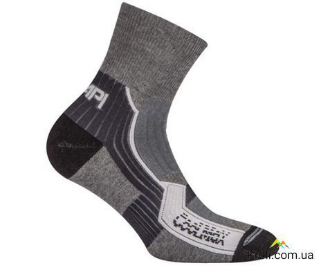 Термоноски Accapi Hiking Quarter, Grey/Black, 37-38 (ACC H0722.6199-I)