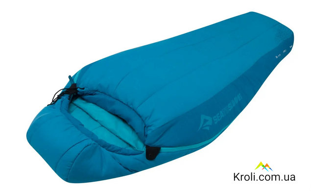 Спальный мешок женский Sea to Summit Venture VTI (0/-6°C), 183 см, Long, Left Zip, Blue (STS AVT1-WL)