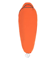 Вкладыш в спальник Sea to Summit Reactor Extreme Sleeping Bag Liner, Spicy Orange, Compact, Mummy w/ Drawcord, рост 177 см (STS ASL031071-190802)