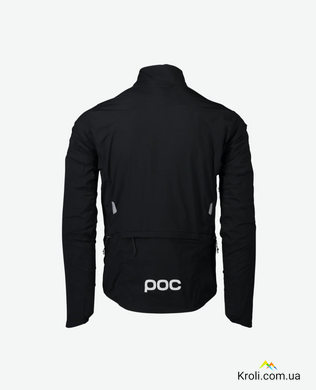 Велосипедна куртка-ветровка чоловіча POC Pro Thermal Jacket, Uranium Black, XS (PC 523151002XSM1)