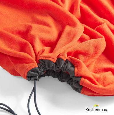 Вкладыш в спальник Sea to Summit Reactor Extreme Sleeping Bag Liner, Spicy Orange, Compact, Mummy w/ Drawcord, рост 177 см (STS ASL031071-190802)