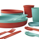 Набор посуды Sea to Summit Passage Dinnerware Set, 2P, 14 Piece, Spicy Orange/Aqua Sea Blue (STS ACK037051-122123)
