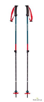 Детские треккинговые телескопические палки Black Diamond First Strike, 110 см, Fjord Blue (BD 112228.4032)