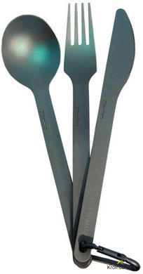 Набор столовых приборов Sea to Summit Titanium Knife,Fork + Spoon set (STS ACUTTSET3)