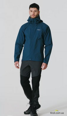 Куртка мужская мембранная Rab Firewall Jacket, Tempest Blue, XXL (RB QWI-08-TMB-XXL)
