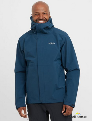 Куртка мужская мембранная Rab Firewall Jacket, Tempest Blue, XXL (RB QWI-08-TMB-XXL)