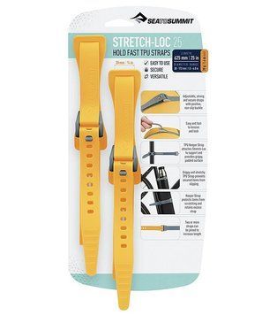 Набір стяжок See to Summit Stretch-Loc, 2 Pack, 20x625, Yellow (STS ASLSTRP20X625YW)