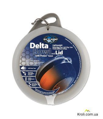 Миска Sea To Summit Delta Bowl with lid Grey (STS ADBOWLLIDGY)
