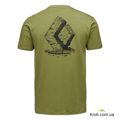 Футболка чоловіча Black Diamond M Boulder SS Tee, Camp Green, XL (BD 7524043039XLG1)