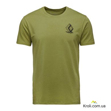 Футболка чоловіча Black Diamond M Boulder SS Tee, Camp Green, XL (BD 7524043039XLG1)