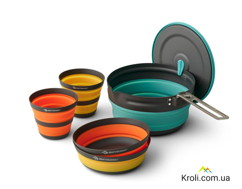 Набор посуды Sea to Summit Frontier UL Collapsible One Pot Cook Set w/ 2.2L Pot, на 2 персоны (STS ACK026031-122101)
