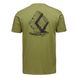 Футболка мужская Black Diamond M Boulder SS Tee, Camp Green, XL (BD 7524043039XLG1)